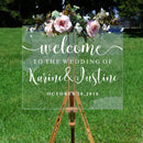 Wedding Welcome Mirror Vinyl Sticker