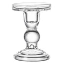 Transparent Glass Candle Holders