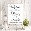 Personalized Custom Wedding Welcome Signs