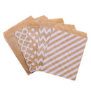 25Pcs 18x13cm Kraft Paper Biscuit Candy Bags