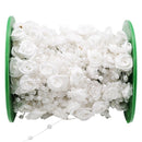 5m White Fishing Line Artificial Pearls Bead String