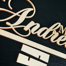 Mr&Mrs Last Name Wedding Table Name Sign