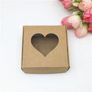 50 "Handmade with love" Card Gift, Favour and Jewellery Boxes
