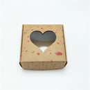 50 "Handmade with love" Card Gift, Favour and Jewellery Boxes