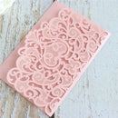 Floral Laser Cut Pocket  3D wedding invitation Card