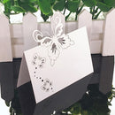 50pcs White Laser Cut Name Place Cards