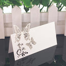 50pcs White Laser Cut Name Place Cards