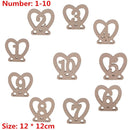 Wooden Table Numbers