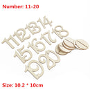 Wooden Table Numbers