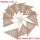 Wooden Table Numbers