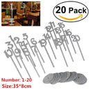 Wooden Table Numbers