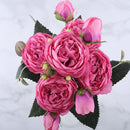 30cm Rose Pink Silk Peony Artificial Flowers