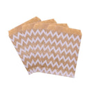 25Pcs 18x13cm Kraft Paper Biscuit Candy Bags