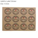 25Pcs 18x13cm Kraft Paper Biscuit Candy Bags