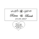 Wedding Guest Book with Hearts