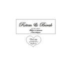 Wedding Guest Book with Hearts