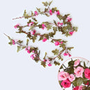 230cm (91in) Silk Rose Artificial Flower Vine