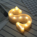 DIY Heart Letter LED Lights