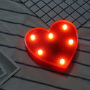 DIY Heart Letter LED Lights
