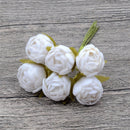 Silk Tea Rose Bud Artificial Rose Flower Bouquet