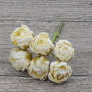 Silk Tea Rose Bud Artificial Rose Flower Bouquet