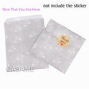 Pack of 25 Chevron/Spot/Star/Plain/Polka Dot Bags with optional stickers