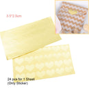 Pack of 25 Chevron/Spot/Star/Plain/Polka Dot Bags with optional stickers