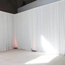 Wedding Backdrop Transparent Silk Drape Curtain