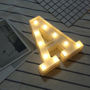 DIY Letter Symbol Sign Heart Lighting