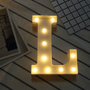 DIY Letter Symbol Sign Heart Lighting