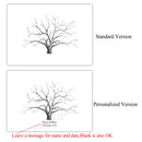 Wedding Tree Fingerprint Signature Guest Book