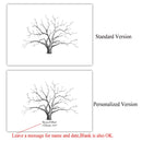 Wedding Tree Fingerprint Signature Guest Book