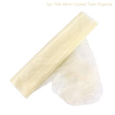 5m/10m Wedding Sheer Fabric Crystal Organza Tulle Roll