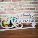 Personalised White 'Mr And Mrs (with your name)' Wedding Sign