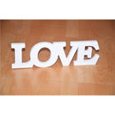 Approx 31X9x1cm  "Love" White Letters Wedding Sign