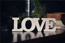 Approx 31X9x1cm  "Love" White Letters Wedding Sign