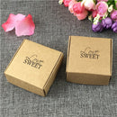 50 "Handmade with love" Card Gift, Favour and Jewellery Boxes