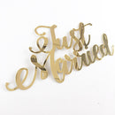 Just Married Personalized Wooden Wedding Sign