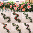 2.5m/8.2ft Artificial Flower Silk Flower Garland