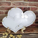 Double Heart Shape Wedding Guest Book