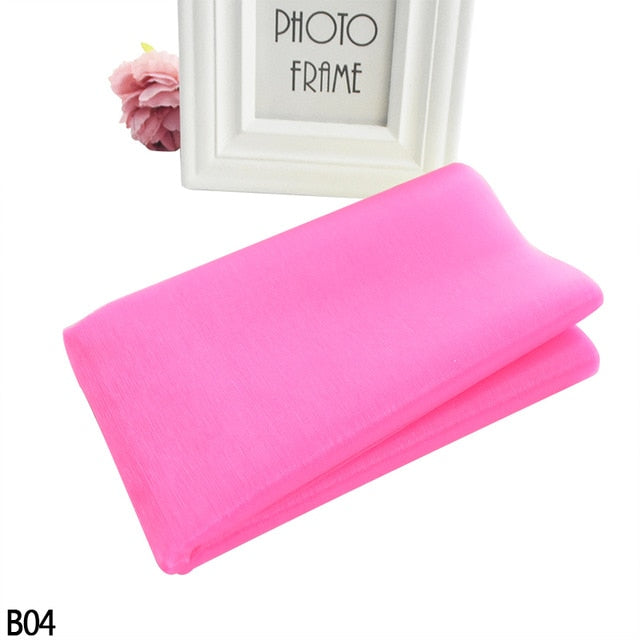 5/10M Sheer Crystal Wedding Tulle Roll