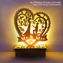 Wooden Mr&Mrs Wedding Decoration Rustic Wedding Decoration or Gifts
