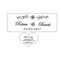 Wedding Guest Book with Hearts