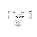 Wedding Guest Book with Hearts