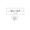 Wedding Guest Book with Hearts