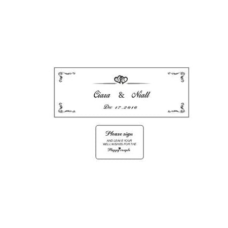 Wedding Guest Book with Hearts