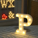 DIY Heart Letter LED Lights