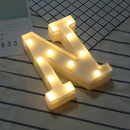 DIY Heart Letter LED Lights