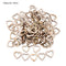 50/100pcs Blank Heart Wood Slices