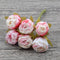 Silk Tea Rose Bud Artificial Rose Flower Bouquet